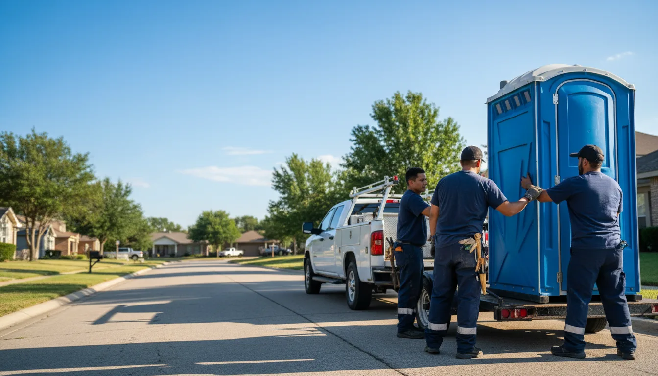Portable Toilet Rental in Sheffield, TX near me